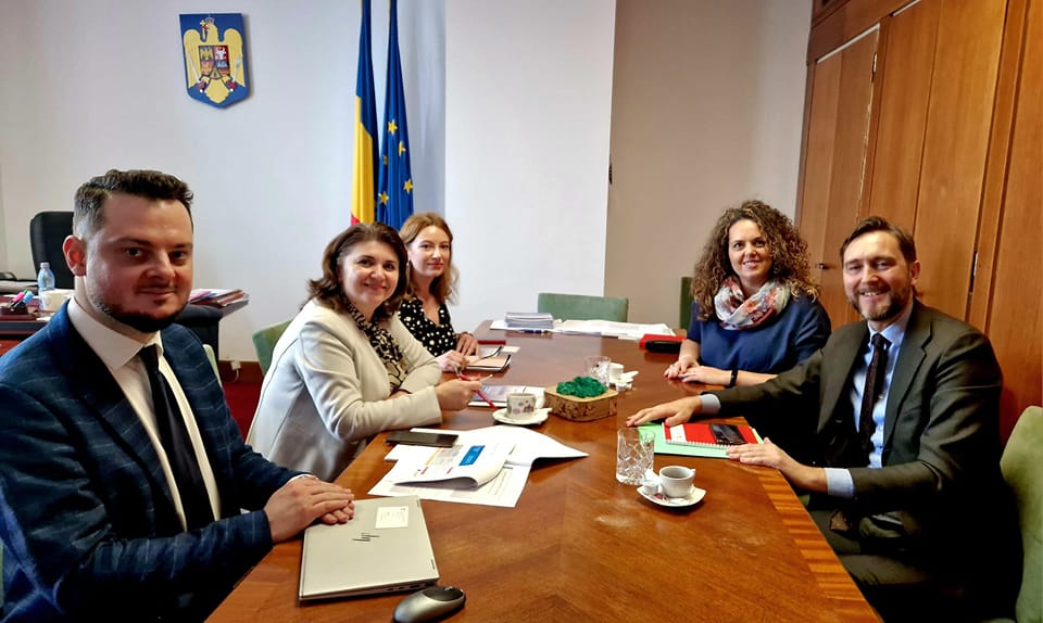 Senatorul Monica Anisie s-a întâlnit cu șeful Biroului contribuției elevețiene din București, Giacomo Solari